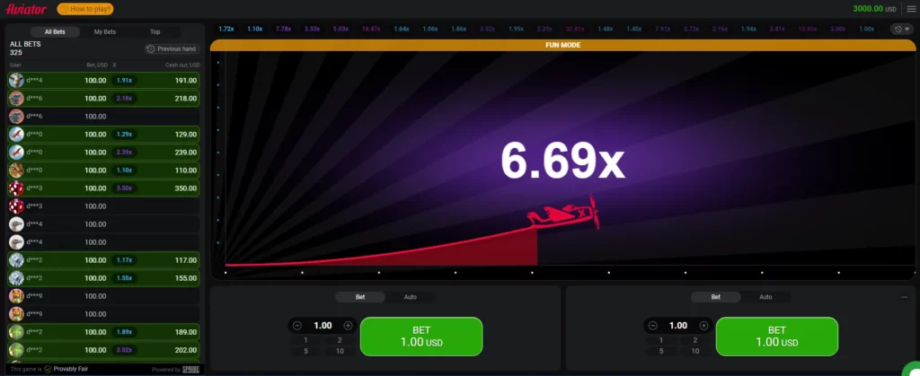 1xbet Aviator Betting Odds