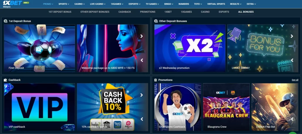 Bonus 1xBet
